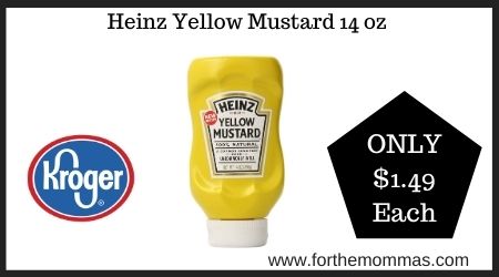 Kroger: Heinz Yellow Mustard 14 oz