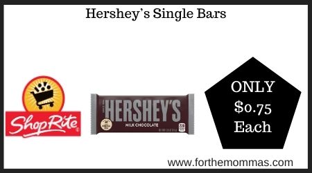 ShopRite: Hershey’s Single Bars