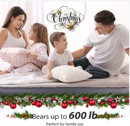 Walmart: Inflatable Air Bed Mattress with Rechargeable Electric Pump, Queen Size $36.97