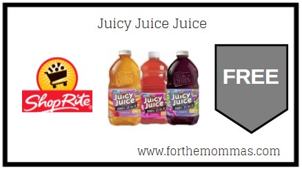 ShopRite: FREE Juicy Juice Juice Product