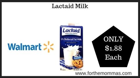 Walmart: Lactaid Milk