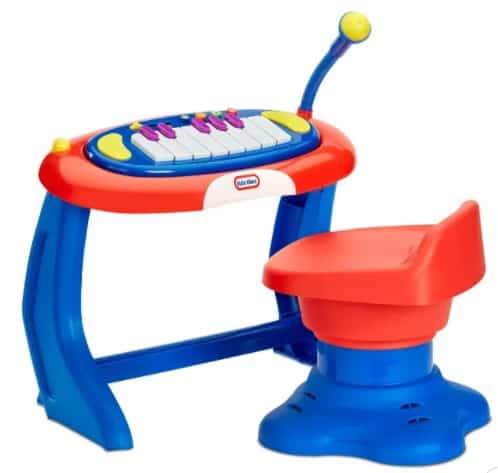Target: Little Tikes Sing-a-long Piano Musical Station Keyboard with Working Microphone $29.99 {Reg $50}