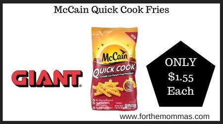 Giant: McCain Quick Cook Fries