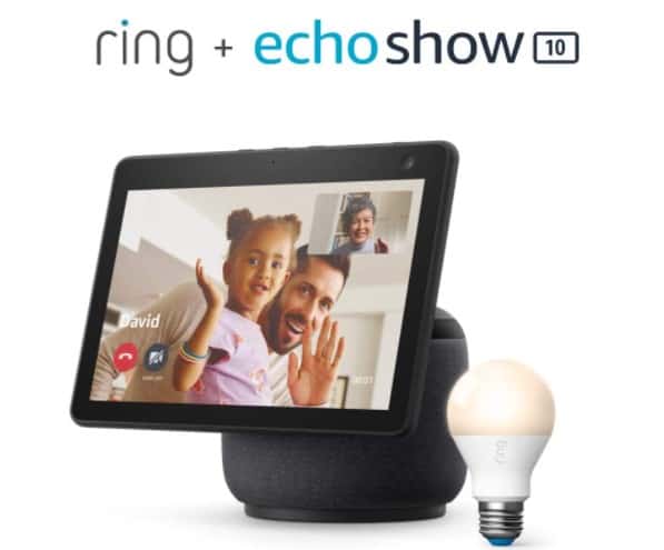 Amazon: NEW Echo Show 10 & Ring Smart LED Bulb $199.99 {Reg $265}