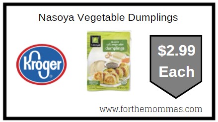 Kroger: Nasoya Vegetable Dumplings ONLY $2.99 Each