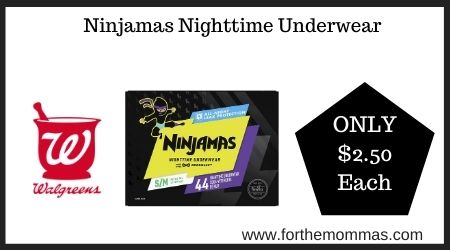 Walgreens: Ninjamas Nighttime Underwear