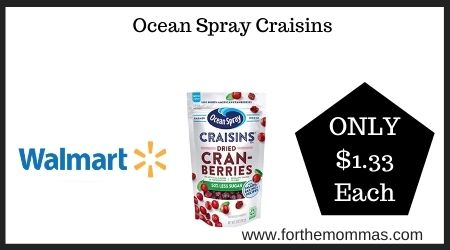 Walmart: Ocean Spray Craisins