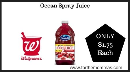 Walgreens: Ocean Spray Juice