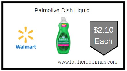 Walmart: Palmolive Dish Liquid ONLY $2.10 Each