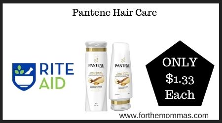 Rite Aid : Pantene Hair Care