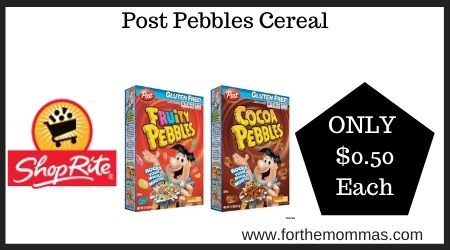 ShopRite: Post Pebbles Cereal
