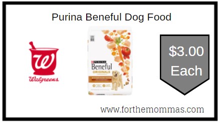 Walgreens: Purina Beneful Dog Food ONLY $3 Each