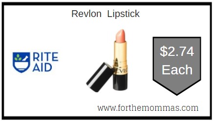Rite Aid: Revlon Lipstick ONLY $2.74 Each