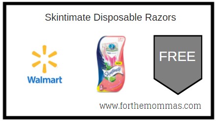 Walmart: FREE Skintimate Disposable Razors
