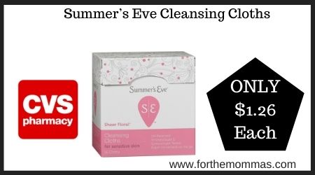 CVS: Summer’s Eve Cleansing Cloths