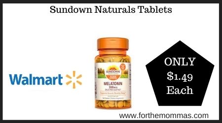 Walmart: Sundown Naturals Tablets
