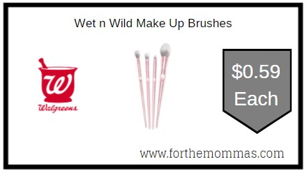 Walgreens: Wet n Wild Make Up Brushes ONLY $0.59 
