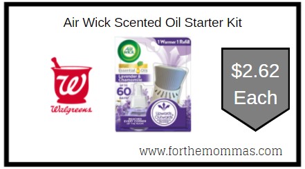 Walgreens: Air Wick Scented Oil Starter Kit ONLY $2.62 each 