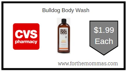 CVS: Bulldog Body Wash ONLY $1.99 Each