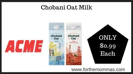 Acme: Chobani Oat Milk