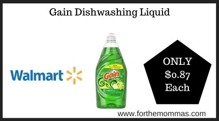 Walmart: Gain Dishwashing Liquid