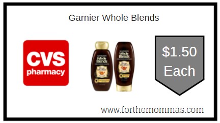 CVS Deal on Garnier Whole Blends