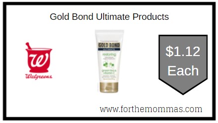 Walgreens: Gold Bond Ultimate Products ONLY $1.12 Each