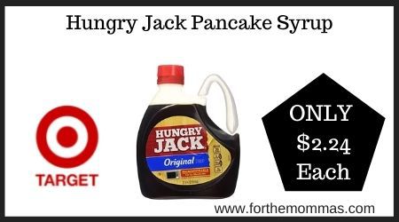 Target: Hungry Jack Pancake Syrup
