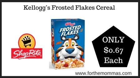 ShopRite: Kellogg’s Frosted Flakes Cereal