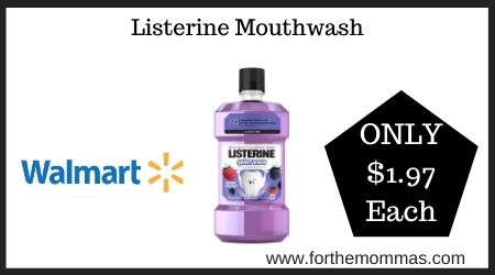 Walmart: Listerine Mouthwash