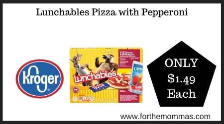 Kroger: Lunchables Pizza with Pepperoni