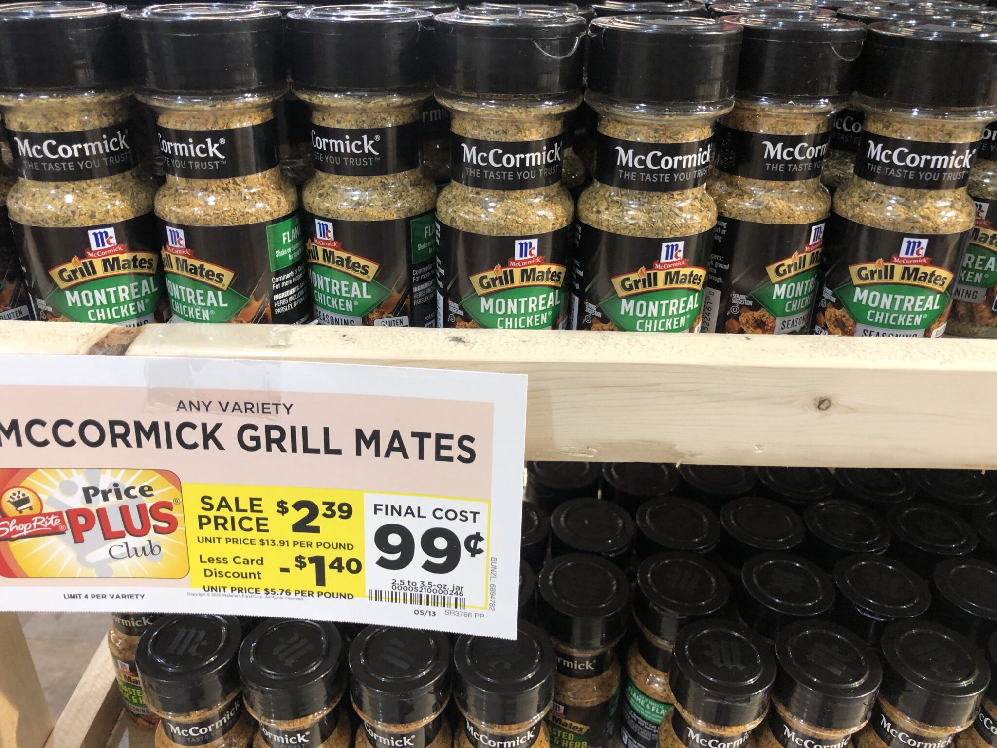 ShopRite: McCormick Grill Mates Seasonings JUST $0.99 Each