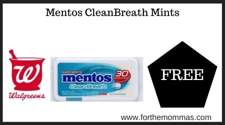 Walgreens: Mentos CleanBreath Mints