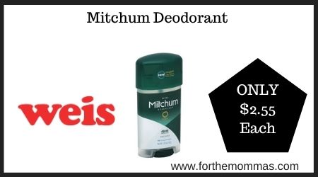 Weis: Mitchum Deodorant