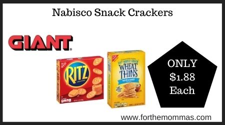Giant: Nabisco Snack Crackers