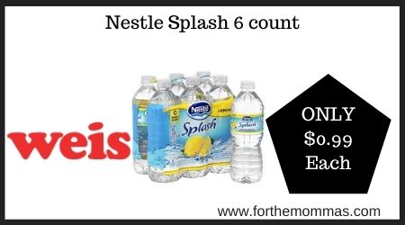 Weis: Nestle Splash 6 count
