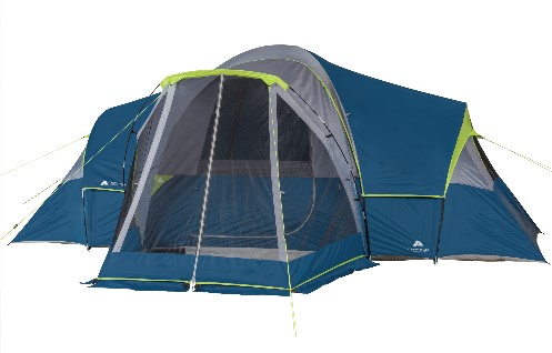 Walmart: Ozark Trail 10-Person Family Camping Tent with 3 Rooms and Screen Porch $98
