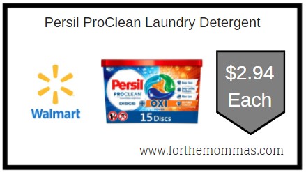Walmart: Persil ProClean Laundry Detergent ONLY $2.94