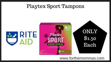Rite Aid: Playtex Sport Tampons