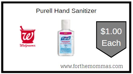 Walgreens: Purell Hand Sanitizer ONLY $1.00 Each