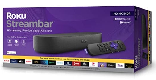 Amazon: Roku Streambar 4K HDR Streaming Player & All-in-One Soundbar $99.99 Shipped