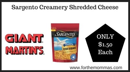 Sargento Creamery Shredded Cheese