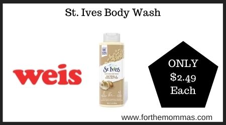Weis: St. Ives Body Wash