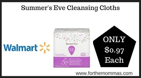 Walmart: Summer's Eve Cleansing Cloths