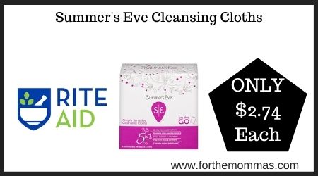 Rite Aid: Summer's Eve Cleansing Cloths