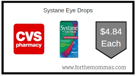 CVS: Systane Eye Drops ONLY $4.84 Each 