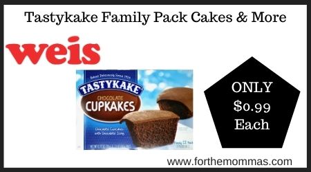 Weis: Tastykake Family Pack Cakes & More