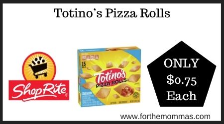 ShopRite: Totino’s Pizza Rolls