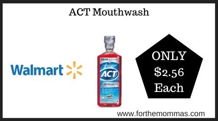Walmart: ACT Mouthwash