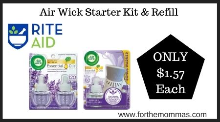 Rite Aid: Air Wick Starter Kit & Refill